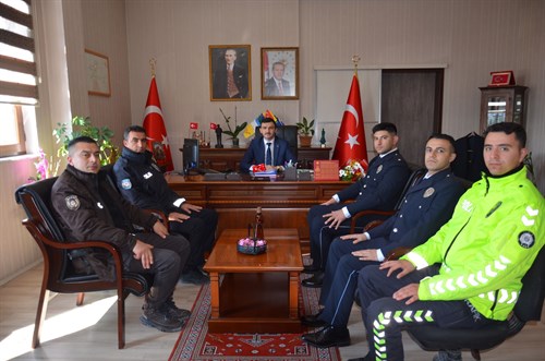 Kaymakamımız Sayın İbrahim PELİT, Türk Polis Teşkilatı'nın 180. Kuruluş Yıl Dönümünü Kutladı